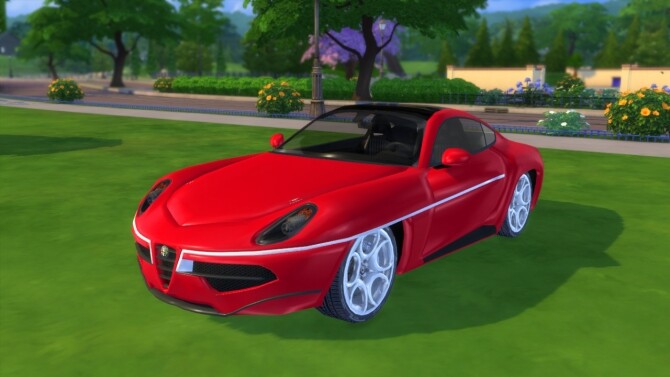 Sims 4 Alfa Romeo Disco Volante by LorySims at LorySims