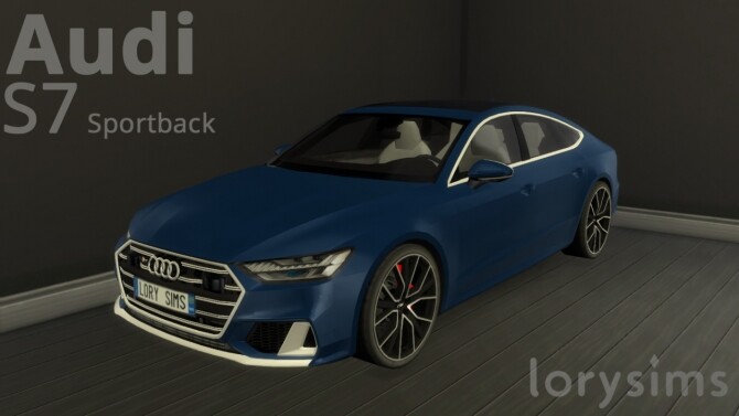 Sims 4 Audi S7 Sportback at LorySims