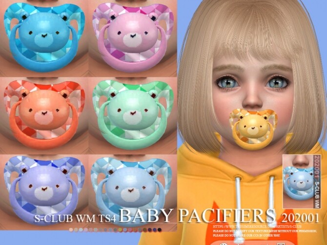 Sims 4 Baby Pacifiers 202001 by S Club WM at TSR