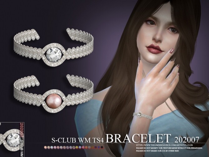 Sims 4 Bracelet 202007 by S Club WM at TSR