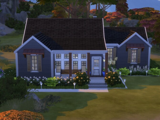 Sims 4 Carolina Craftsman Home by NewBee123 at TSR