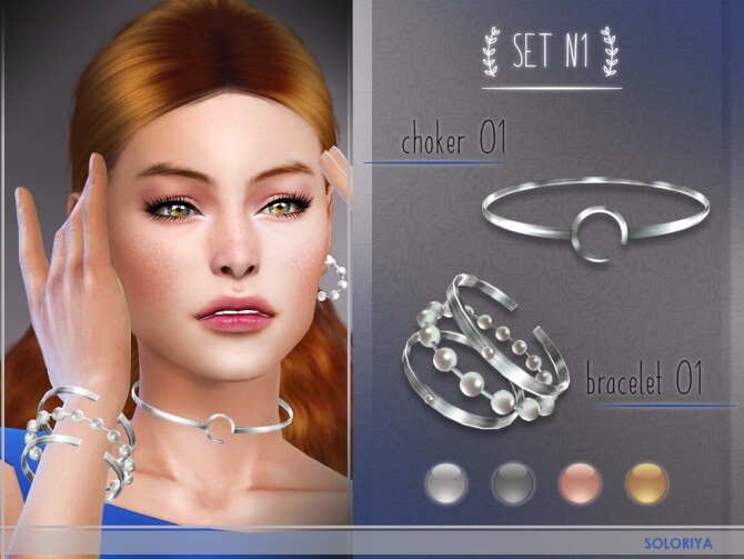 Sims 4 Accessories set N1 at Soloriya