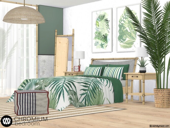 Sims 4 Chromium Bedroom by wondymoon at TSR