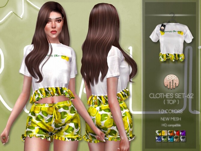 Sims 4 Clothes SET 62 (TOP) BD241 by busra tr at TSR