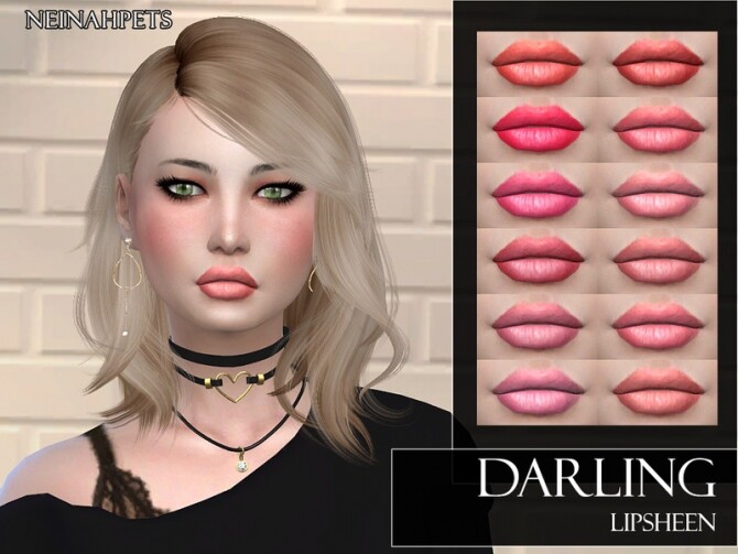 Sims 4 Darling Lipsheen by neinahpets at TSR