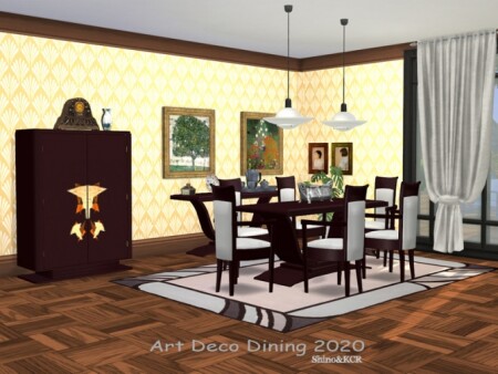 Dining Art Deco 2020 by ShinoKCR at TSR