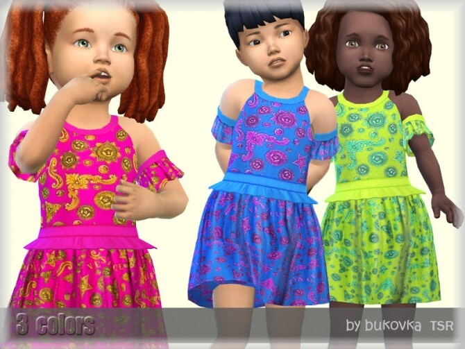 Sims 4 Dress Baby by bukovka at TSR