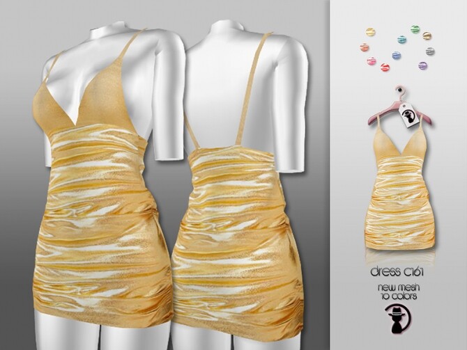 Sims 4 Dress C161 by turksimmer at TSR