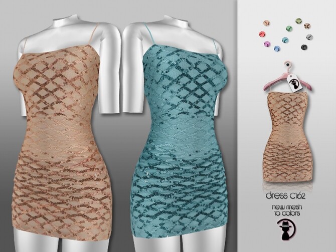 Sims 4 Dress C162 by turksimmer at TSR