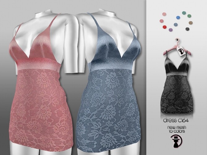 Sims 4 Dress C164 by turksimmer at TSR