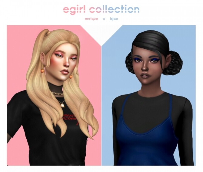 Sims 4 Egirl Collection by EnriqueS4 & Isjao