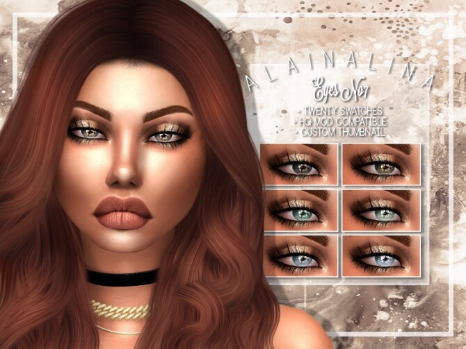Sims 4 Eyes No7 at AlainaLina