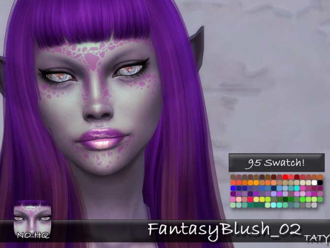 Fantasy Blush 02 by tatygagg at TSR » Sims 4 Updates