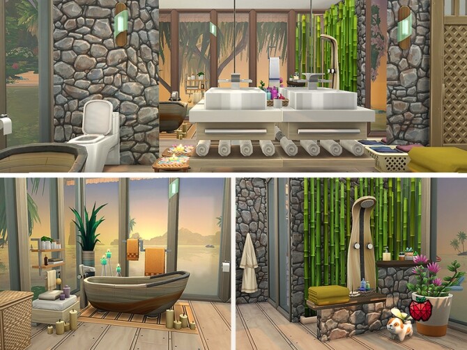 Sims 4 Gina house noCC by melapples at TSR