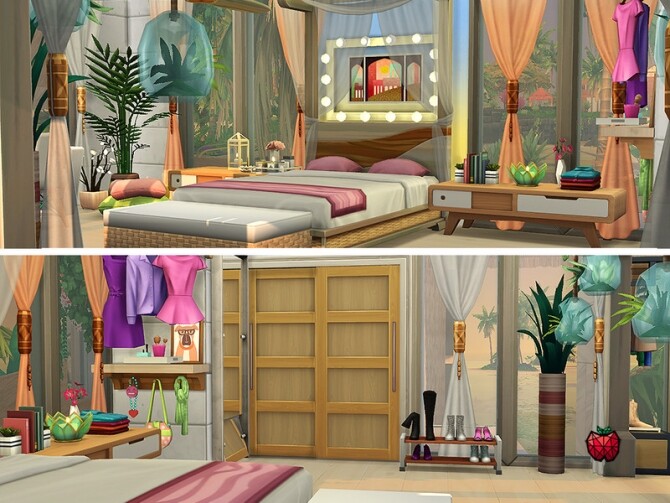 Sims 4 Gina house noCC by melapples at TSR