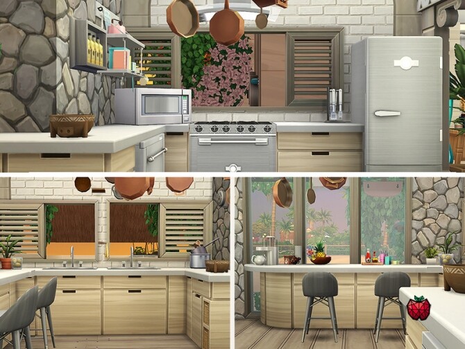 Sims 4 Gina house noCC by melapples at TSR