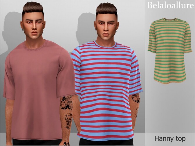 Hanny top by belal1997 at TSR » Sims 4 Updates