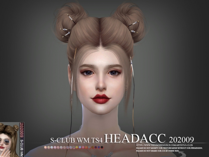 Headacc 202009 by S-Club WM at TSR » Sims 4 Updates