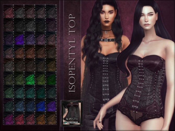 Sims 4 Isopentyl Top by RemusSirion at TSR