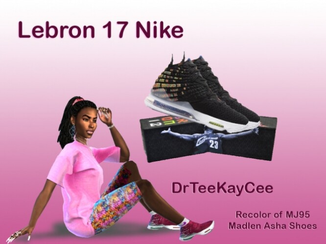 Lebron Sneakers by drteekaycee at TSR » Sims 4 Updates