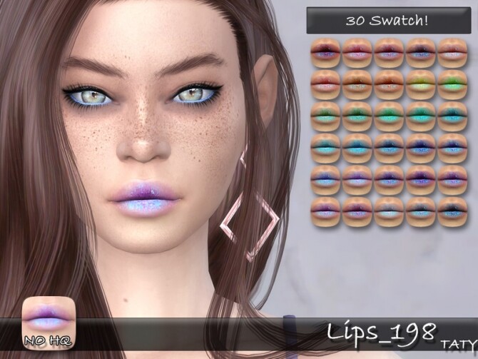 Sims 4 Lips 198 by tatygagg at TSR