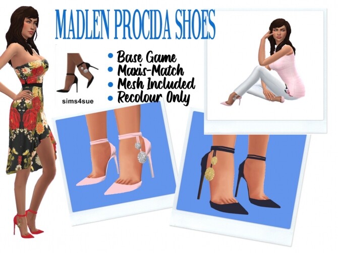 Sims 4 MADLEN’S PROCIDA SHOES at Sims4Sue