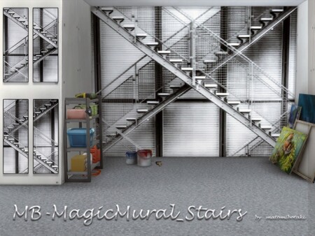 MB Magic Mural Stairs by matomibotaki at TSR