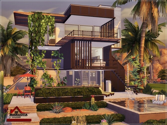 Sims 4 Margota house No CC by marychabb at TSR