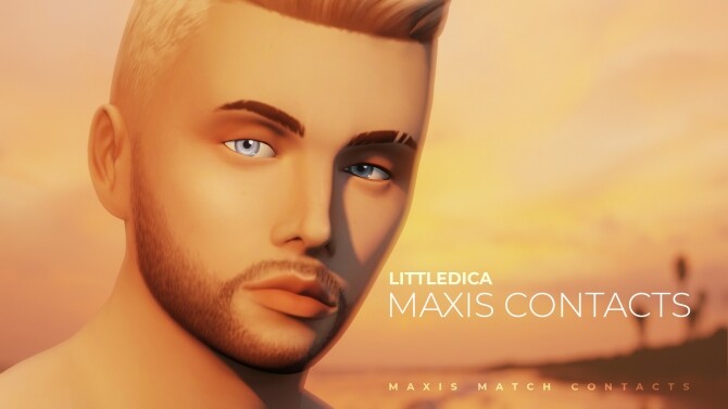 Sims 4 Maxis Match Contacts by littledica at Mod The Sims