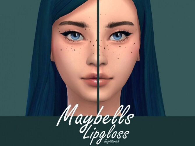 Sims 4 Maybells Lipgloss by Sagittariah at TSR