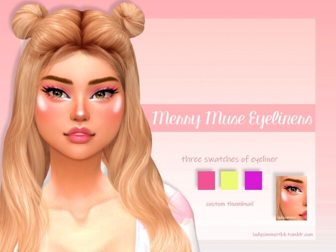 Sims 4 Merry Muse Eyeliners by LadySimmer94 at TSR