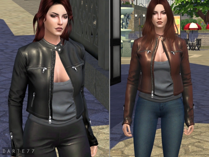 Racer Jacket Acc by Darte77 at TSR » Sims 4 Updates