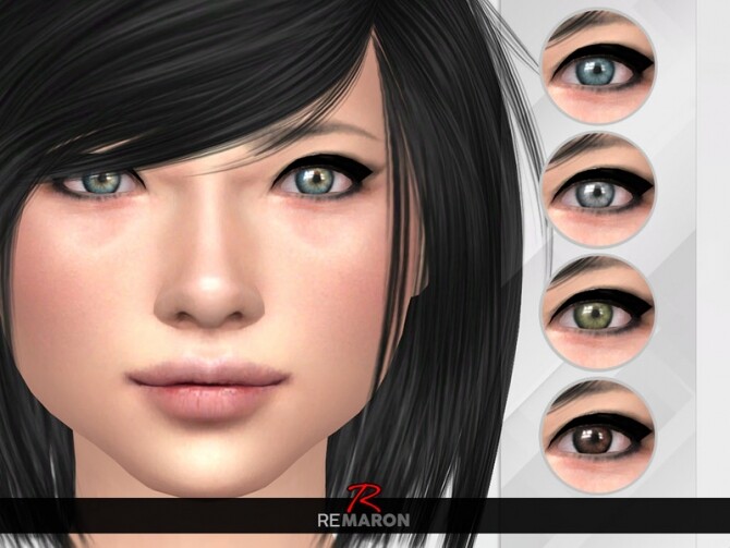 Sims 4 Realistic Eyes N09 All ages by remaron at TSR
