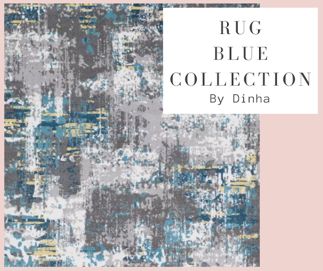Sims 4 Rug Blue Collection at Dinha Gamer