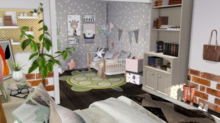SINGLE MOM WITH HER TODDLER BEDROOM at Celinaccsims