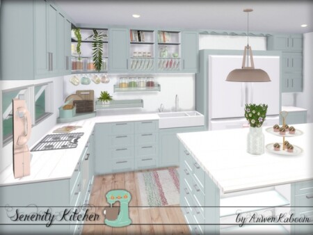 Serenity Kitchen by ArwenKaboom at TSR » Sims 4 Updates