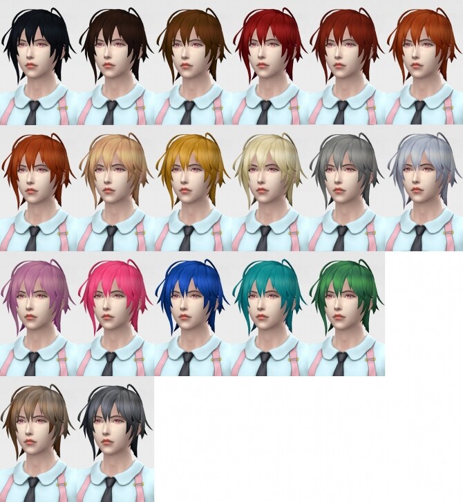 Sims 4 Shin Hair by Kohagura at Mod The Sims
