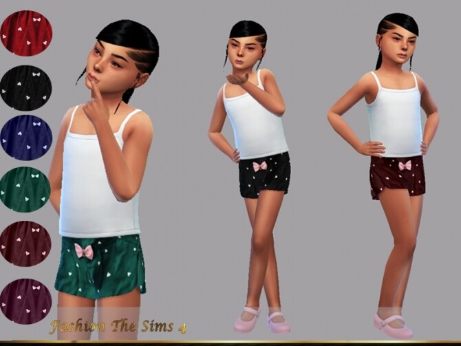 Sims 4 Shorts Juliana by LYLLYAN at TSR