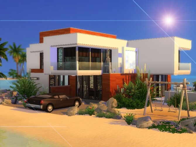 Sims 4 Simplicity modern house by dasie2 at TSR
