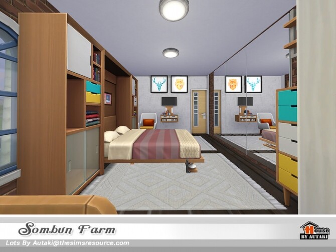 Sims 4 Sombun Farm House by autaki at TSR