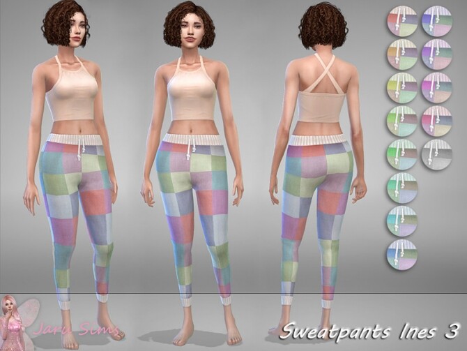 Sims 4 Sweatpants Ines 3 by Jaru Sims at TSR