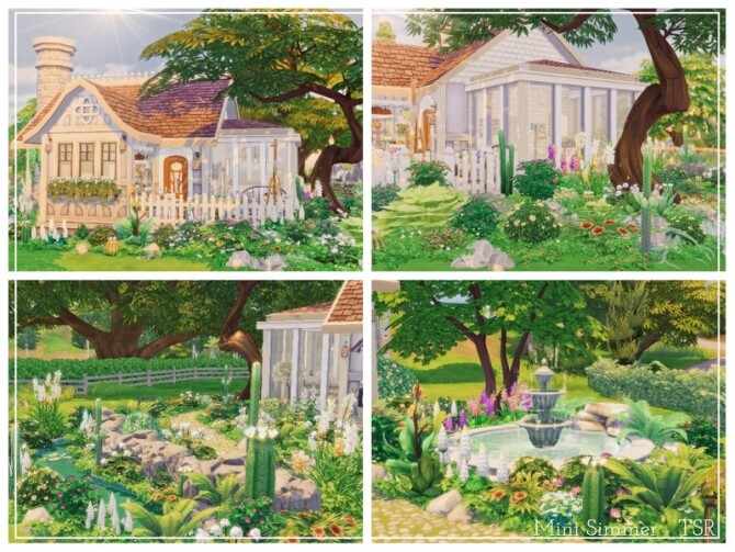 Sims 4 The Flowery Cottage by Mini Simmer at TSR
