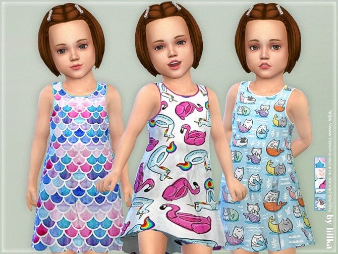 Sims 4 Toddler Dresses Collection P139 by lillka at TSR