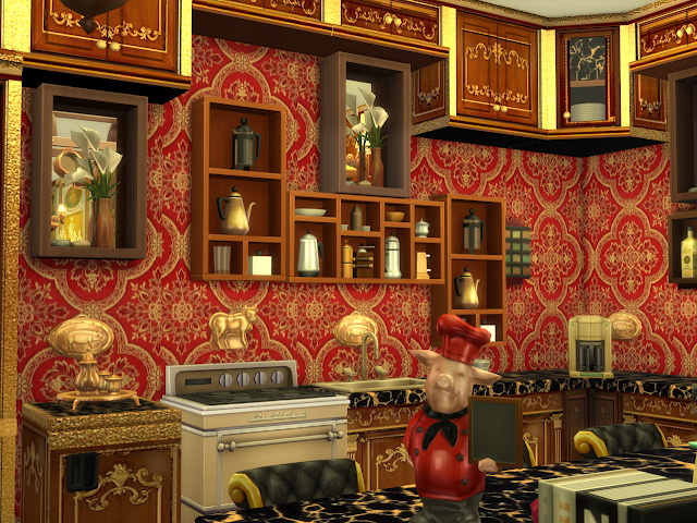 Sims 4 Vintage Walls With Flowers at Anna Quinn Stories