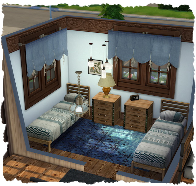 Sims 4 Wood House River by Chalipo at All 4 Sims