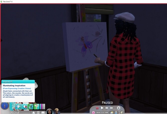 Sims 4 Tortured Artist Trait by MissBee at Mod The Sims