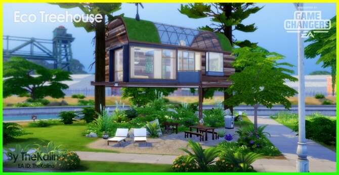 Sims 4 Eco Treehouse at Kalino