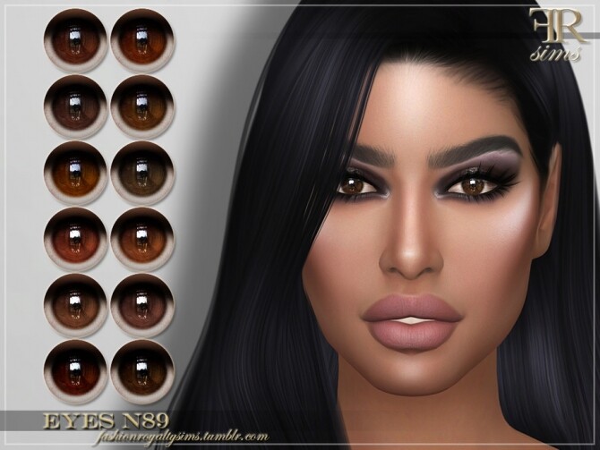 Sims 4 FRS Eyes N89 by FashionRoyaltySims at TSR