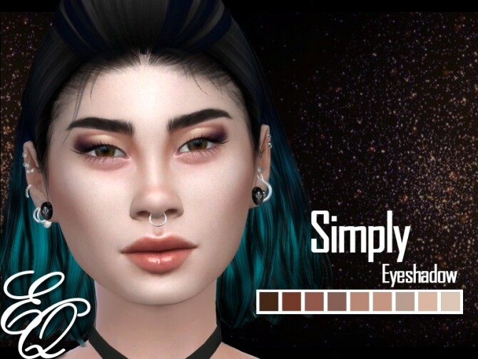 Sims 4 Simply Eyeshadow by EvilQuinzel at TSR