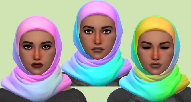 Sims 4 More colors for headscarf by jessiuss at Mod The Sims